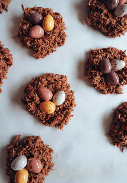 Choc Coconut Easter Nests Recipe